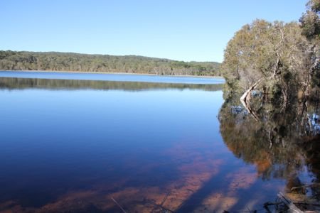 Brown Lake, Stradbroke Island em Queensland