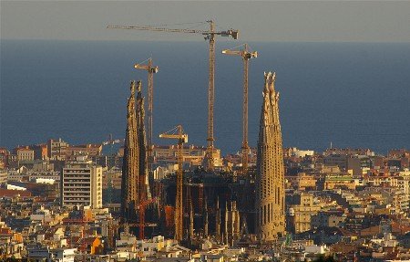 Sagrada Família vista lá do Parc Guell