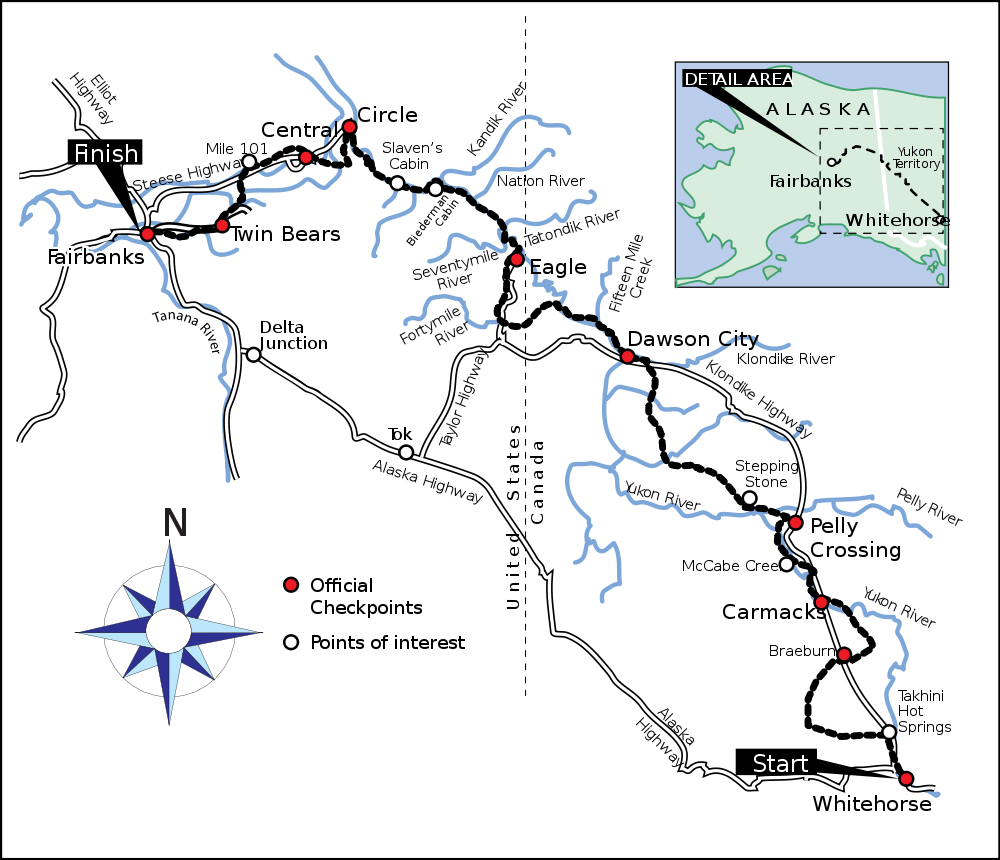 Yukon Quest dogsledding