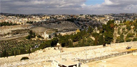 Vista do Monte das Oliveiras- Jerusalem