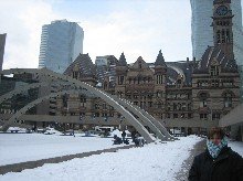 Old City Hall de Toronto no inverno